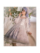 Pick-The-Stars-Series-OP-Elegant-Printing-Classic-Lolita-Dreamy-White-Long-Sleeve-Dress-coscarnival-526