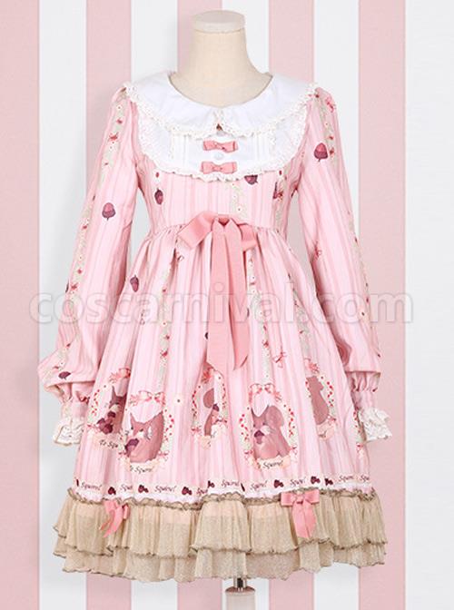Pine-Forest-Monogatari-Series-Classic-Lolita-Sling-Dress-coscarnival-4032