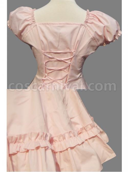 Pink-Cotton-Princess-Hort-Sleeve-Dress-Match-The-Cake-Skirt-coscarnival-959.jpg