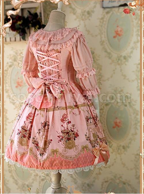 Pink-Lace-And-Bow-Decoration-Cotton-Dress-coscarnival-3440.jpg