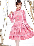 Pink-Thickened-Flounce-Classic-Lolita-Long-Sleeve-Dress-coscarnival-4475