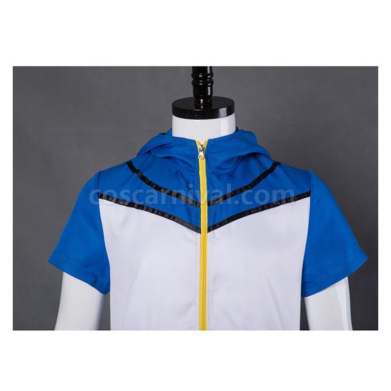 Pok¨¦mon Ash Ketchum Jacket Outfit Cosplay Costume with Free Hat coscarnival011115933