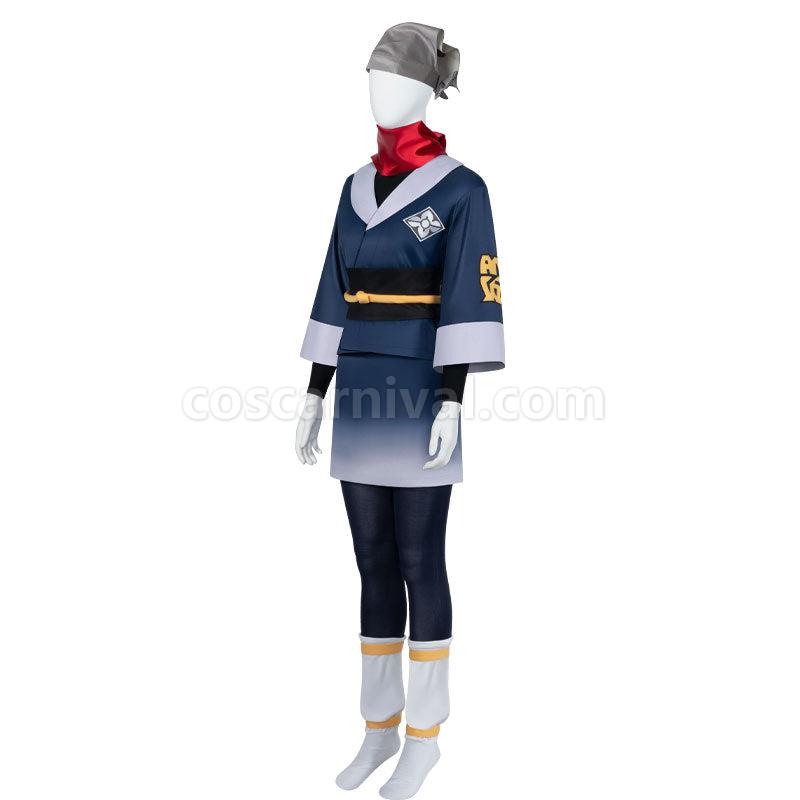 Pok¨¦mon Legends Arceus Akari Cosplay Costumes coscarnival01117025