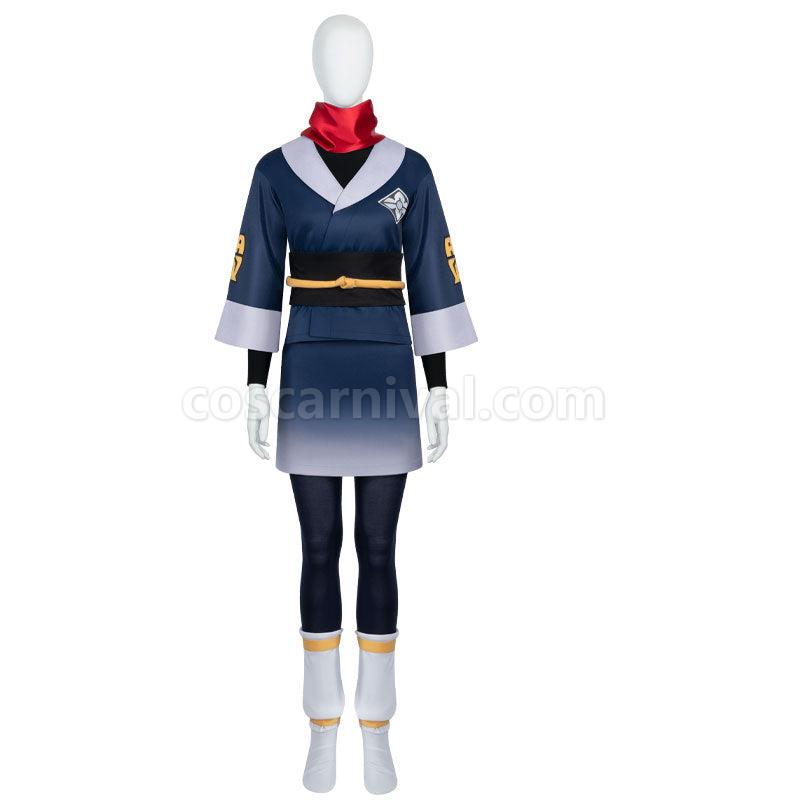 Pok¨¦mon Legends Arceus Akari Cosplay Costumes coscarnival01117050