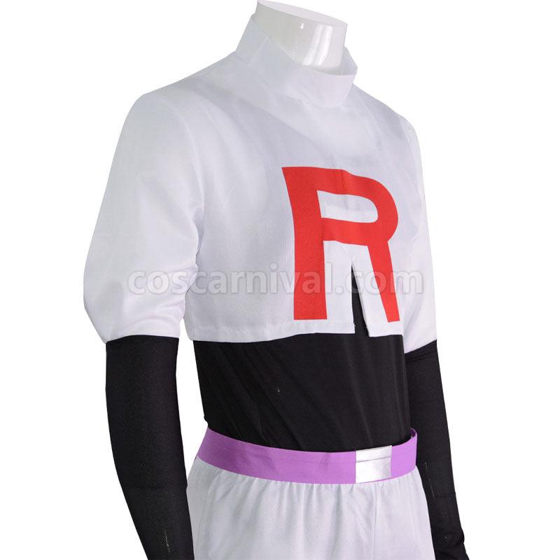 Pokemon and Digimon Jessie James Uniform Cosplay Costumes coscarnival01117801