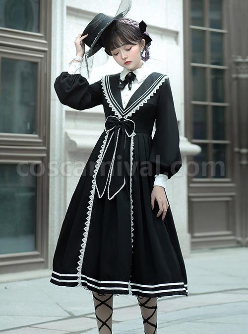 Pride-And-Prejudice-Series-OP-Elegant-Preppy-Style-Classic-Lolita-Long-Sleeve-Dress-coscarnival-1123