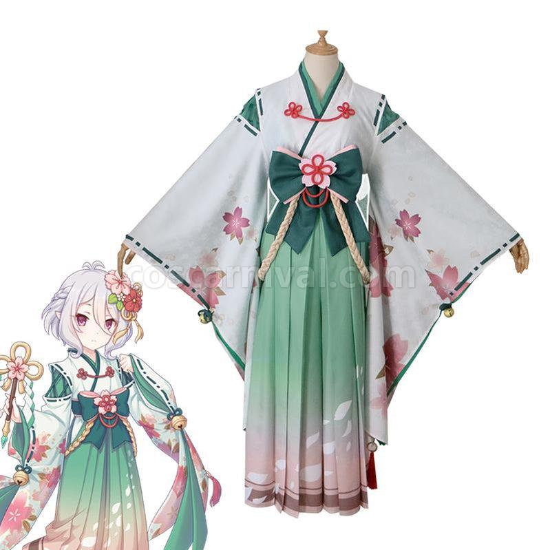 Princess Connect! ReDive Kokoro Natsume Kimono Cosplay Costumes coscarnival011118804