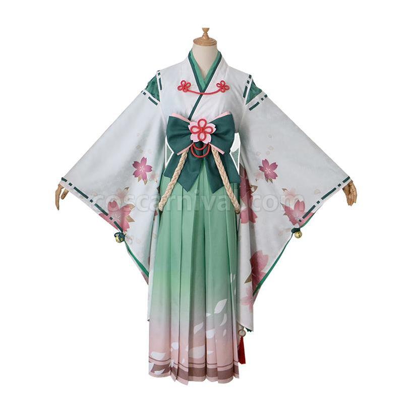 Princess Connect! ReDive Kokoro Natsume Kimono Cosplay Costumes coscarnival011118813