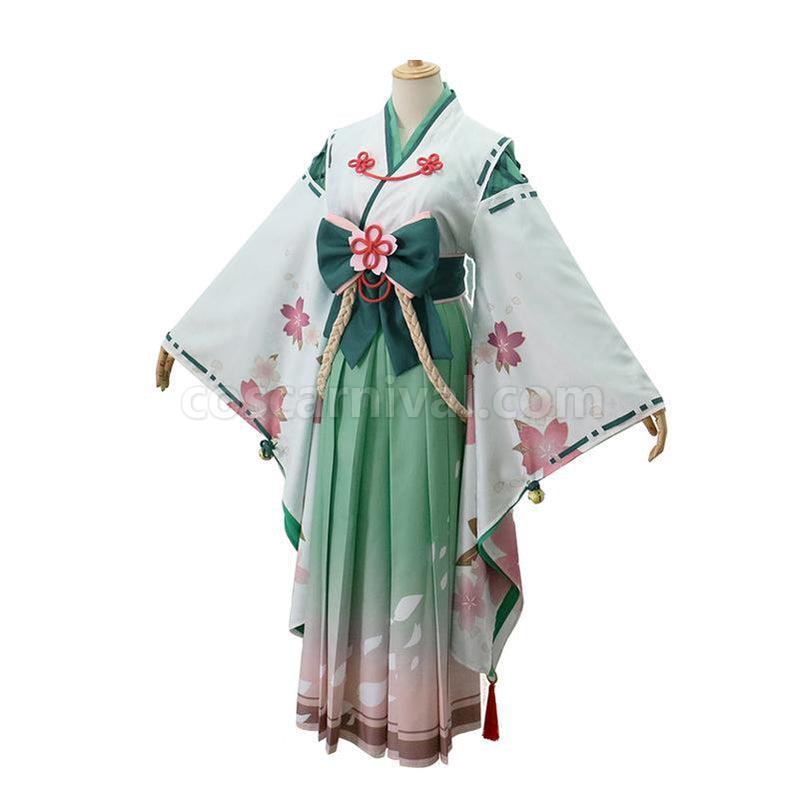 Princess Connect! ReDive Kokoro Natsume Kimono Cosplay Costumes coscarnival011118821