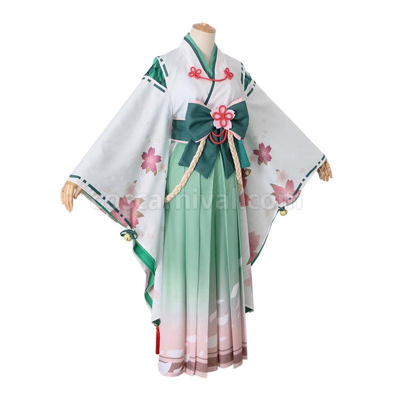 Princess Connect! ReDive Kokoro Natsume Kimono Cosplay Costumes coscarnival011118831