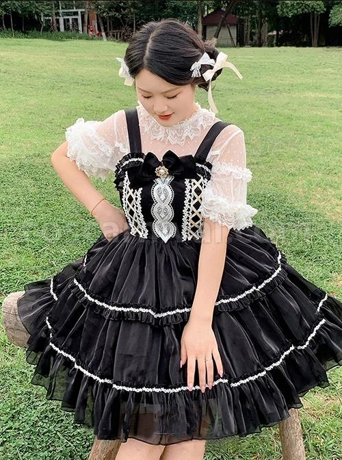 Princess-Polka-Dot-Lace-Short-Sleeve-Sweet-Lolita-Bow-Fungus-Edge-Round-Neck-Profile-High-Waist-Short-Dress-coscarnival-1325.jpg