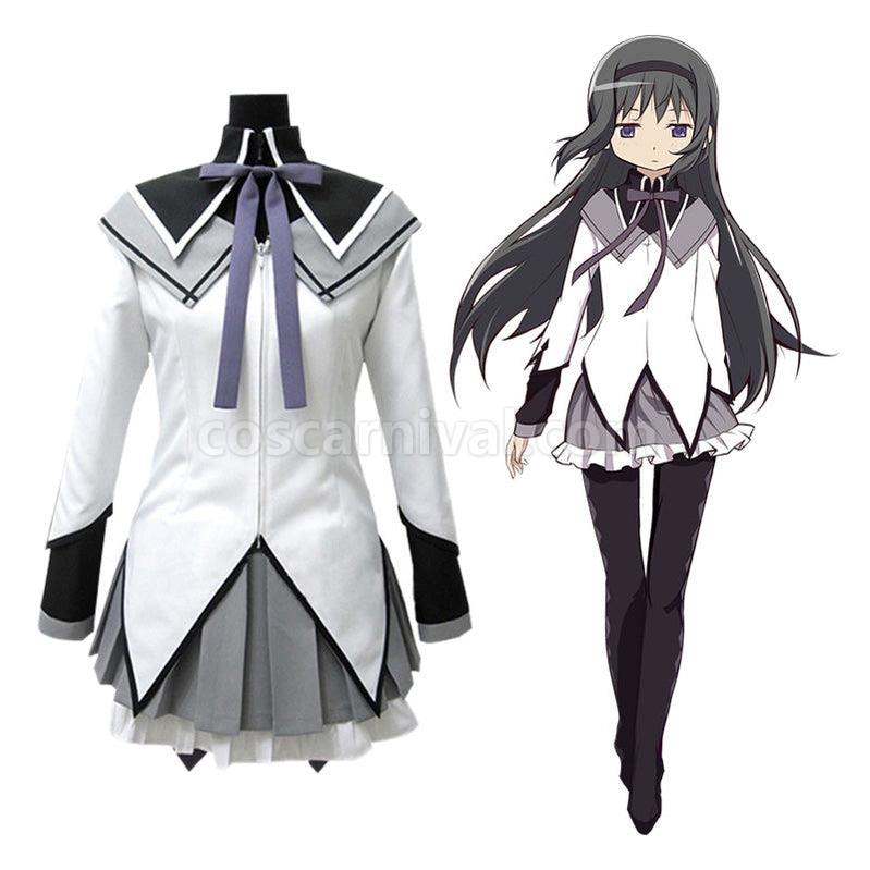 Puella Magi Madoka Magica Homura Akemi Cosplay Costumes coscarnival011116453
