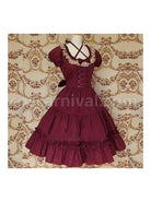 Puff-Short-Sleeves-Bow-Lace-Classic-Lolita-Dress-coscarnival-980