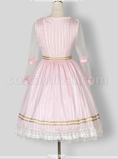Puff-Sleeve-Bowknot-Ruffles-Classic-Lolita-Dress-coscarnival-5023