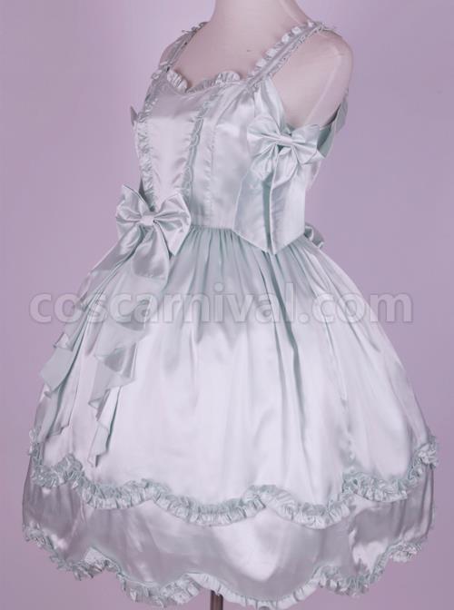 Pure-Color-Bowknot-Cute-And-Sexy-Classic-Lolita-Sling-Dress-coscarnival-1119