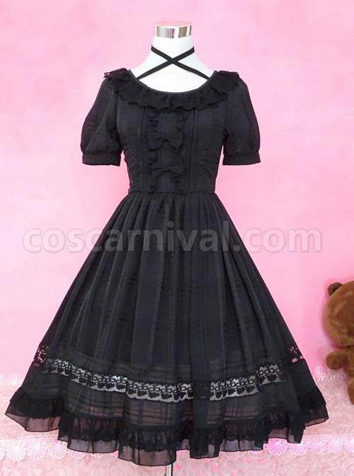 Pure-Color-Short-Sleeves-Classic-Lolita-Dress-coscarnival-583