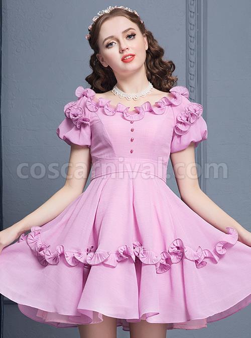 Purple-Agaric-Lace-Elegant-Collar-Classic-Lolita-Short-Sleeves-Dress-coscarnival-4977
