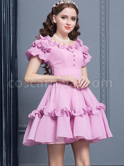 Purple-Agaric-Lace-Elegant-Collar-Classic-Lolita-Short-Sleeves-Dress-coscarnival-4985