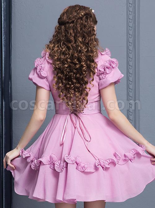 Purple-Agaric-Lace-Elegant-Collar-Classic-Lolita-Short-Sleeves-Dress-coscarnival-4991