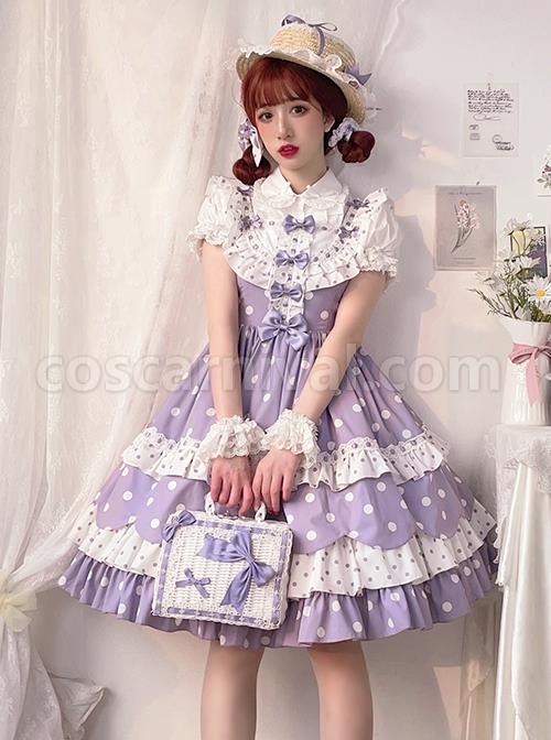 Purple-Polka-Dot-Bow-Lace-Ruffle-Cake-Dress-Classic-Lolita-Sleeveless-Dress-coscarnival-2351