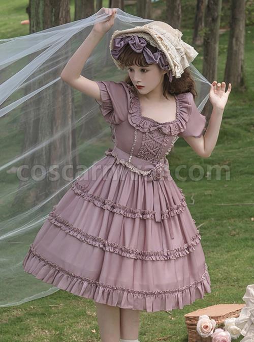 Purple-Retro-Sweet-Puff-Sleeve-Ruffle-Rose-Bow-Belt-Sweet-Lolita-Short-Sleeve-Dress-coscarnival-1934.jpg