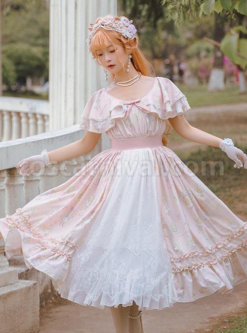 Rabbit-And-Love-Poem-Series-Classical-Sweet-Daily-Rabbit-Floral-Print-Lace-Grace-Classic-Lolita-Sleeveless-Dress-coscarnival-2356