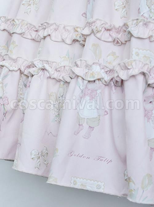 Rabbit-And-Love-Poem-Series-Classical-Sweet-Daily-Rabbit-Floral-Print-Lace-Grace-Classic-Lolita-Sleeveless-Dress-coscarnival-2367