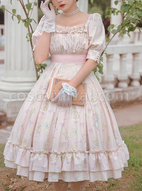 Rabbit-And-Love-Poem-Series-French-Classical-Rabbit-Flower-Print-Lantern-Sleeve-Classic-Lolita-Short-Sleeved-Dress-coscarnival-1915.jpg
