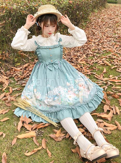 Rabbit-Basket-Series-JSK-Ruffle-Classic-Lolita-Sling-Dress-coscarnival-3997