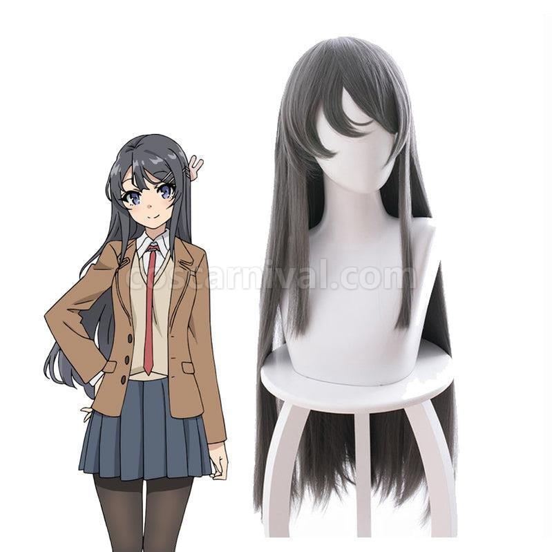 Rascal Does Not Dream of Bunny Girl Senpai Mai Sakurajima Long Straight Cosplay Wigs coscarnival011116675