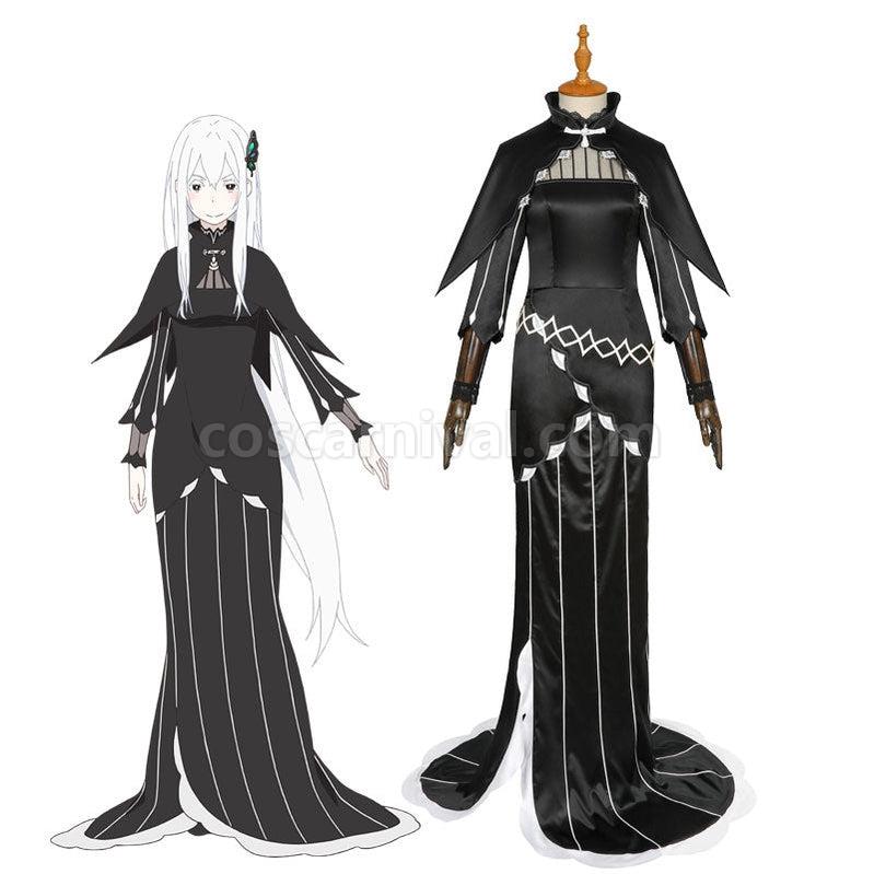 Re Zero Starting Life in Another World Echidna Witch of Greed Dress Cosplay Costumes coscarnival011116258