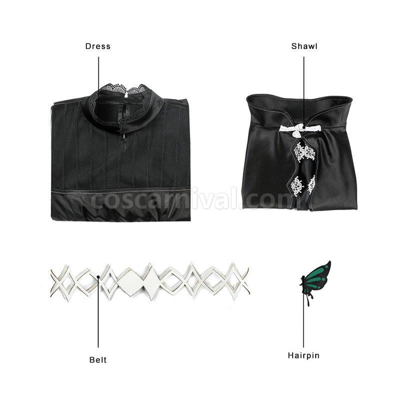 Re Zero Starting Life in Another World Echidna Witch of Greed Dress Cosplay Costumes coscarnival011116289