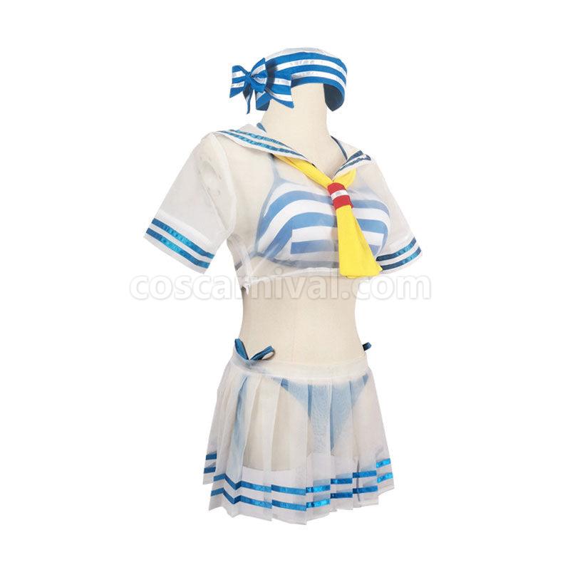 Re Zero Starting Life in Another World Rem Swimsuit Cosplay Costumes coscarnival01113271