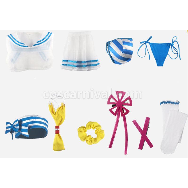 Re Zero Starting Life in Another World Rem Swimsuit Cosplay Costumes coscarnival01113287