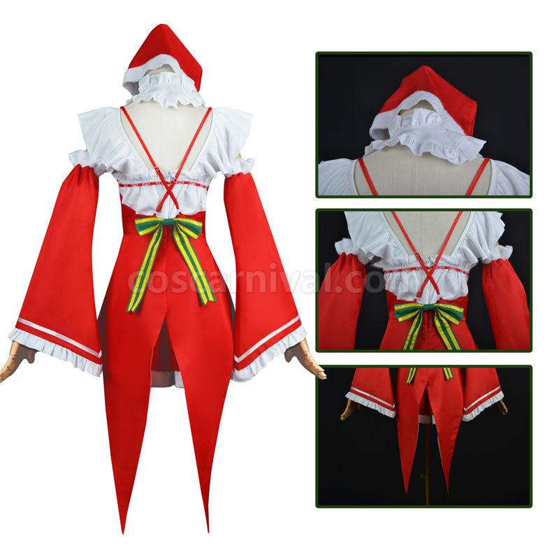 Re Zero Starting Life in Another World Rem and Ram Christmas Cosplay Costumes coscarnival01112012