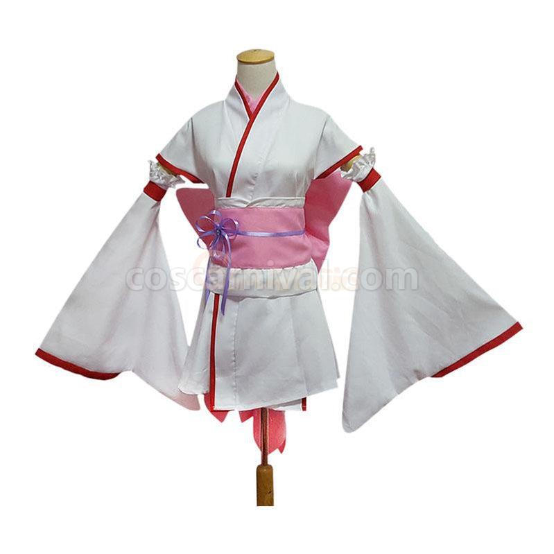 ReZero Starting Life in Another World Childhood Rem and Ram Kimono Cosplay Costume coscarnival011118919