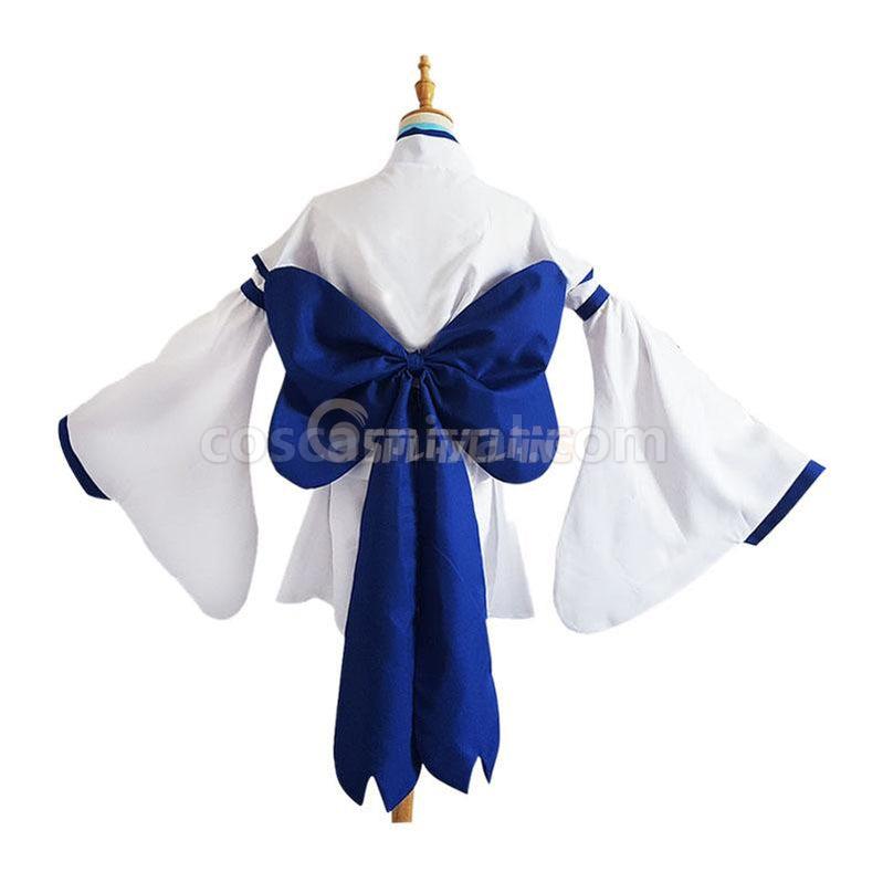 ReZero Starting Life in Another World Childhood Rem and Ram Kimono Cosplay Costume coscarnival011118929