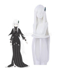ReZero Starting Life in Another World Echidna Witch of Greed Long Straight White Cosplay Wigs coscarnival011117180