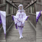 ReZero Starting Life in Another World Emilia Cosplay Costume coscarnival011118975