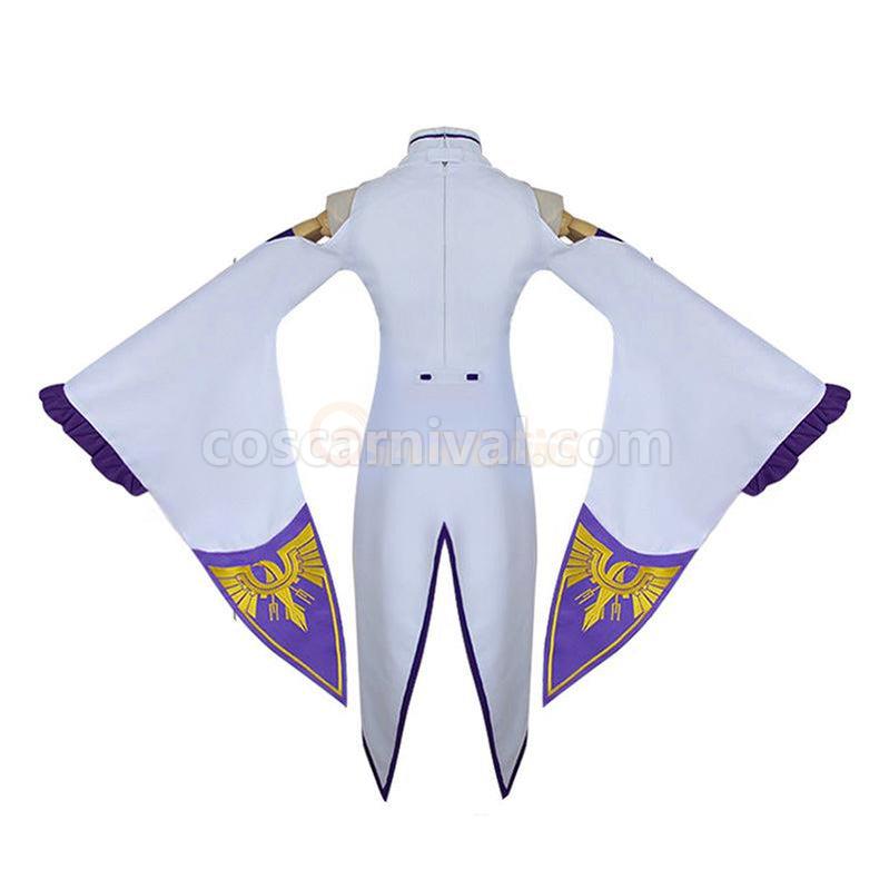 ReZero Starting Life in Another World Emilia Cosplay Costume coscarnival011118996