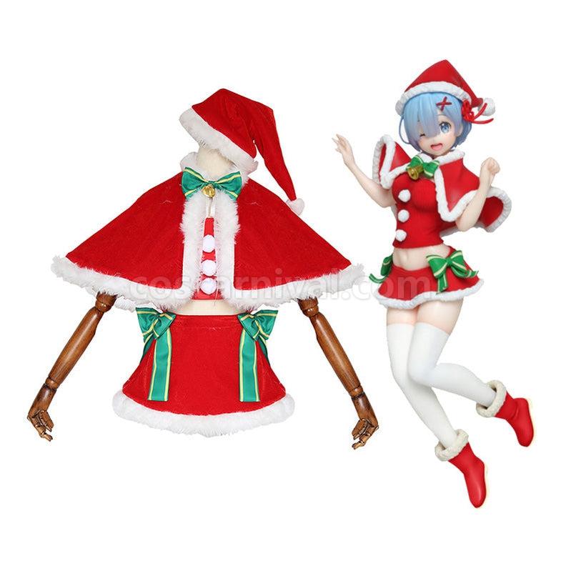 ReZero Starting Life in Another World Rem Christmas Outfits Cosplay Costume coscarnival011114303
