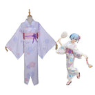 ReZero Starting Life in Another World Rem Summer Kimono Cosplay Costume coscarnival011118801