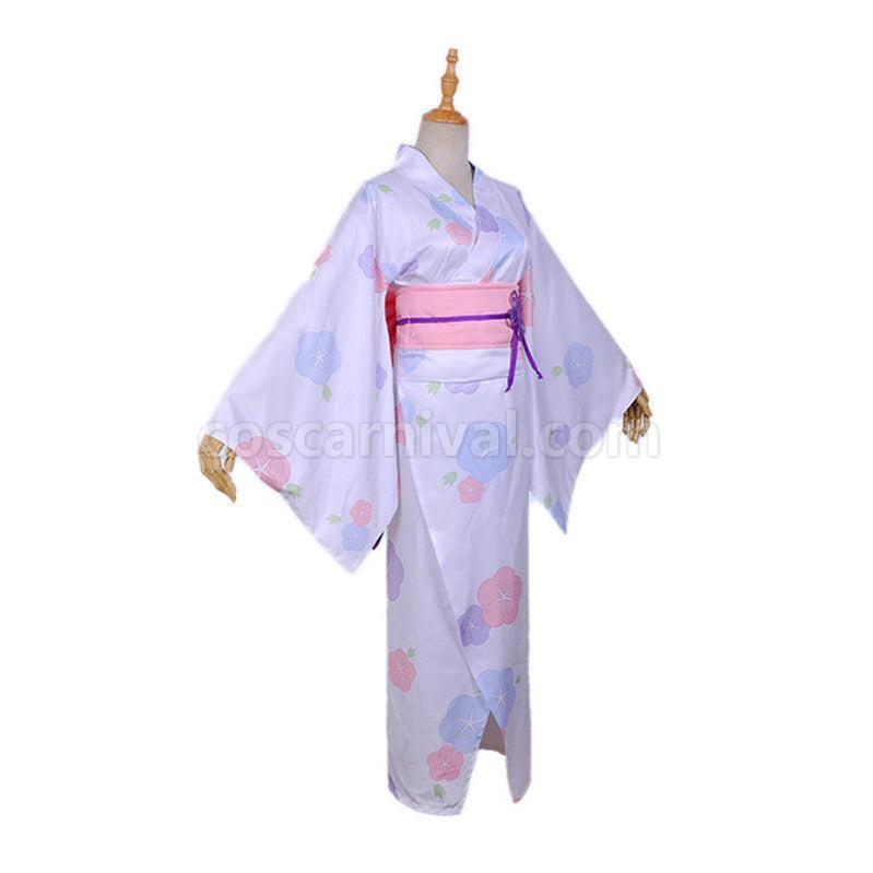 ReZero Starting Life in Another World Rem Summer Kimono Cosplay Costume coscarnival011118814