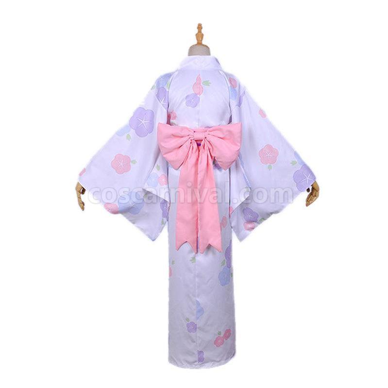ReZero Starting Life in Another World Rem Summer Kimono Cosplay Costume coscarnival011118822