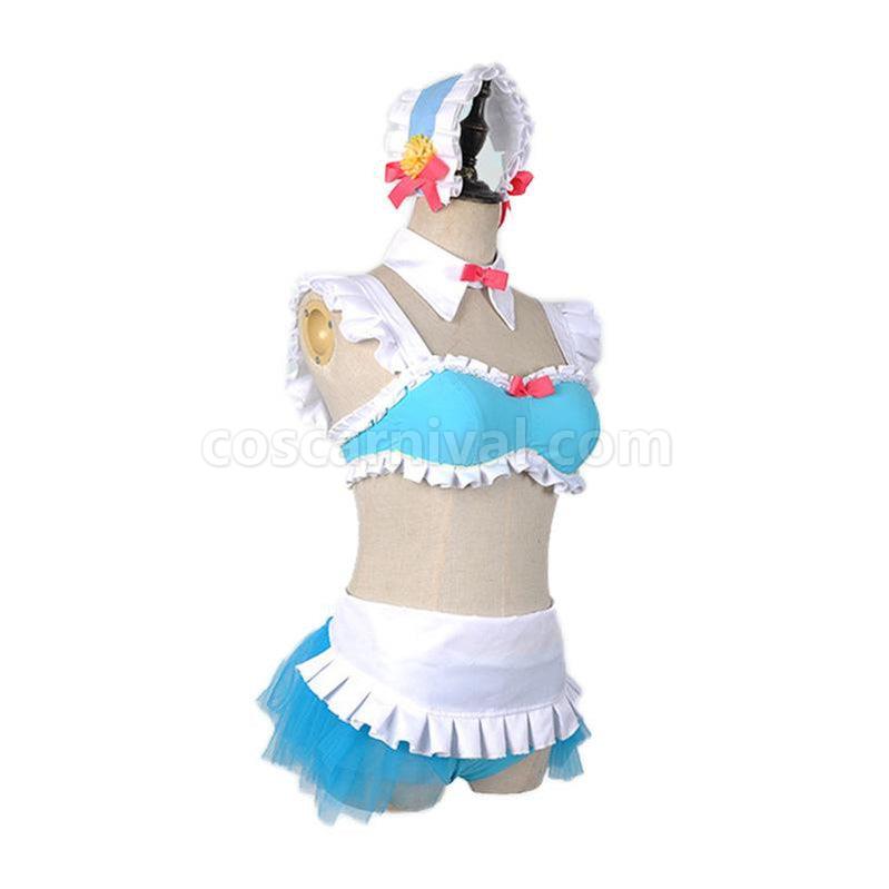 ReZero Starting Life in Another World Rem Swimsuit Cosplay Costume coscarnival011118039