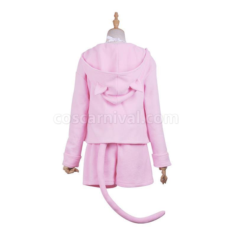 ReZero Starting Life in Another World Rem and Ram Cat Pajamas Cosplay Costume coscarnival011118077