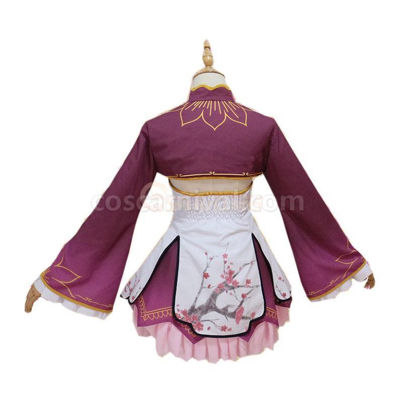 ReZero Starting Life in Another World Rem and Ram Chinoiserie Cosplay Costume coscarnival011118924