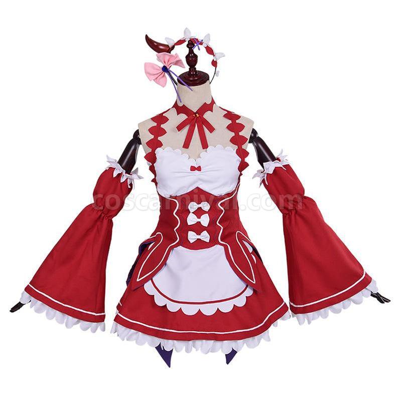 ReZero Starting Life in Another World Rem and Ram Demon Cosplay Costume coscarnival011118091