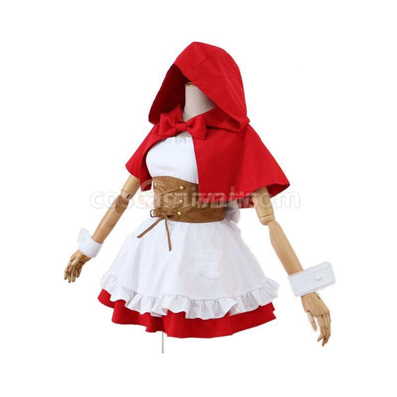 ReZero Starting Life in Another World Rem and Ram Little Red Riding Hood Cosplay Costume coscarnival011118918