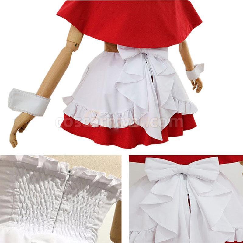 ReZero Starting Life in Another World Rem and Ram Little Red Riding Hood Cosplay Costume coscarnival011118927